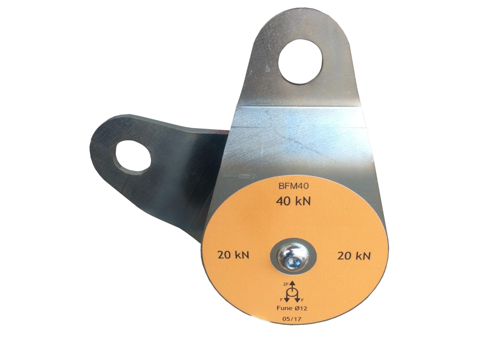 Carrucola BFM-40 P=4000 Kg D.12-95 fianchi scorrevoli Agritech Store