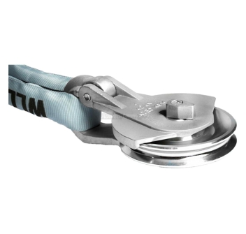 Carrucola forcella alluminio P=2000 kg - Ø 8-80 Agritech Store