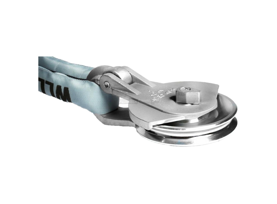 Carrucola forcella alluminio P=4000 kg - Ø 14-130 Agritech Store