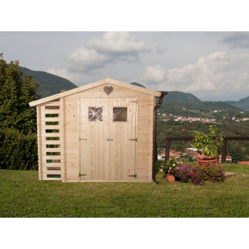 CASETTA CON LEGNAIA AVA CM. 200X200 Agritech Store