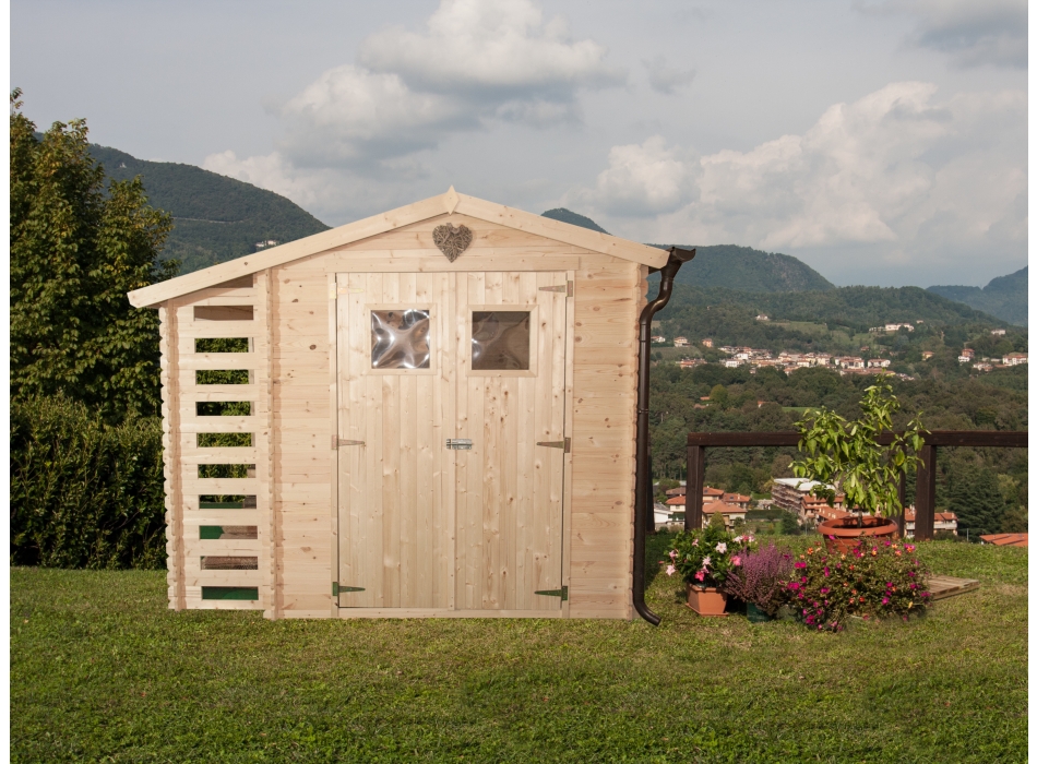 CASETTA CON LEGNAIA AVA CM. 200X200 Agritech Store