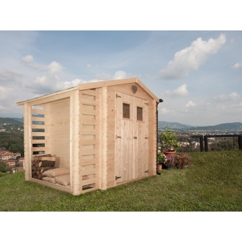 CASETTA CON LEGNAIA AVA CM. 200X200 Agritech Store