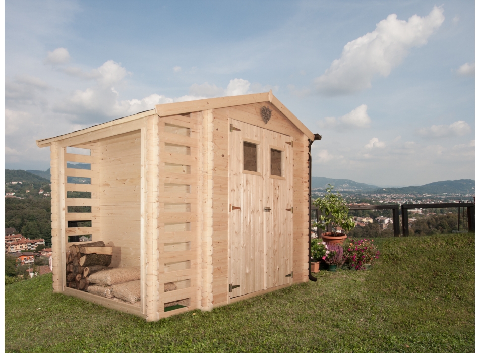 CASETTA CON LEGNAIA AVA CM. 200X200 Agritech Store