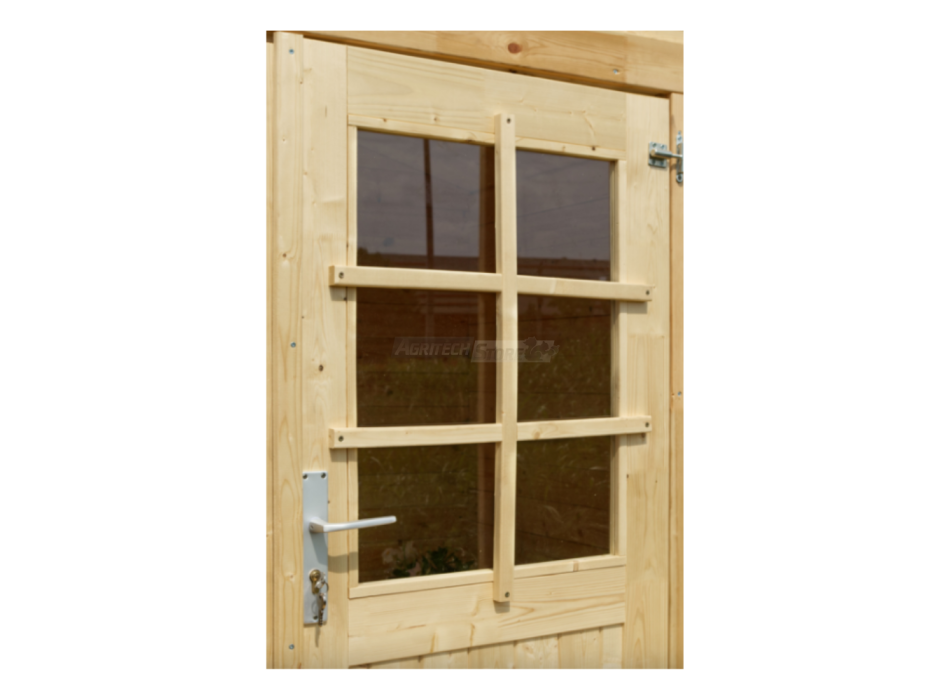 Casetta di legno in Abete grezzo - mod. Noemi 250x250 cm Agritech Store