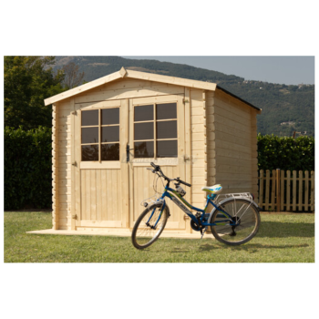 Casetta di legno in Abete grezzo - mod. Noemi 250x250 cm Agritech Store