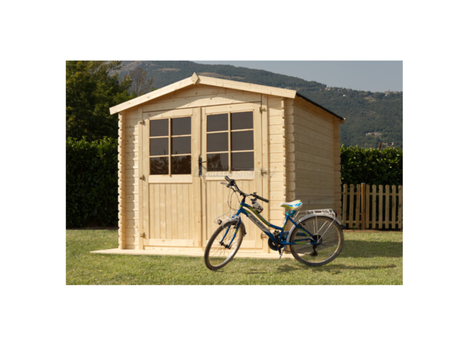 Casetta di legno in Abete grezzo - mod. Noemi 250x250 cm Agritech Store