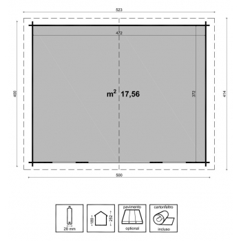 CASETTA EMMA CM. 500X400 Agritech Store