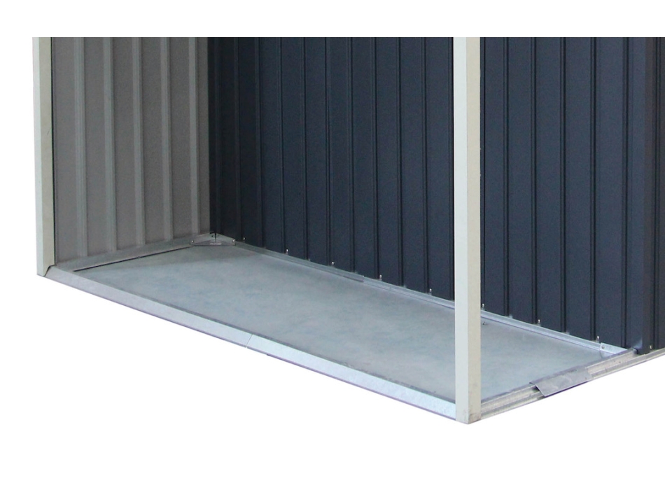 CASETTA IN METALLO GREY CON PORTICATO Agritech Store