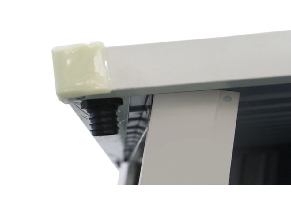 CASETTA IN METALLO GREY CON PORTICATO Agritech Store