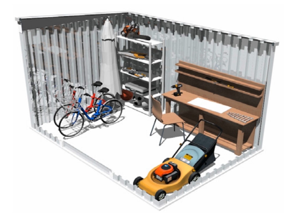 CASETTA IN METALLO SILVER CM. 267X181 Agritech Store