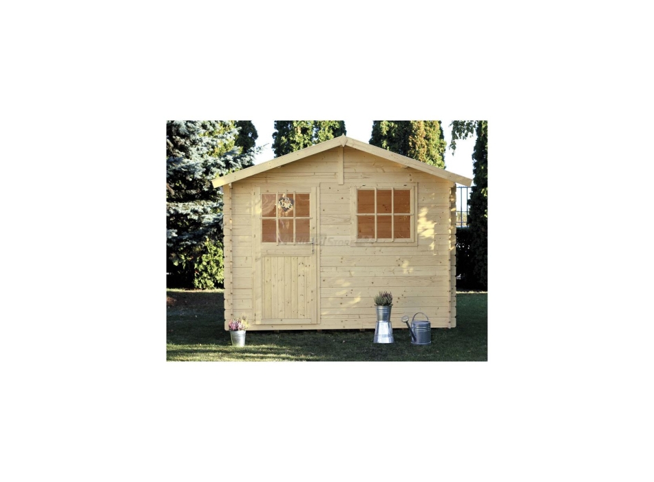 Casetta in abete naturale "Bellamonte" cm 318x218 Agritech Store