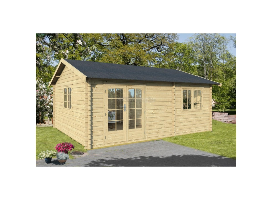 Casetta in abete naturale "Bressanone" cm 558x468 Agritech Store