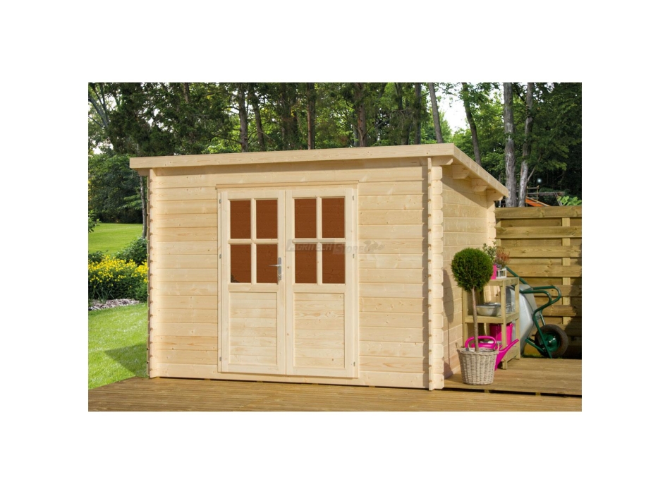 Casetta in abete naturale "Ortisei" cm 318x318 Agritech Store