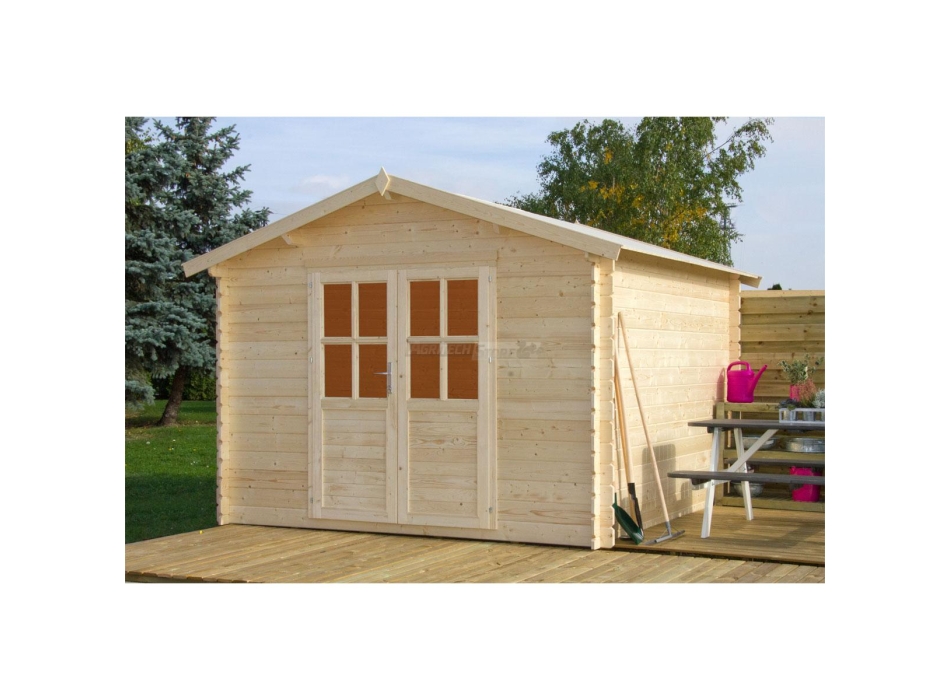 Casetta in abete naturale "Val Badia" cm 318x318 Agritech Store