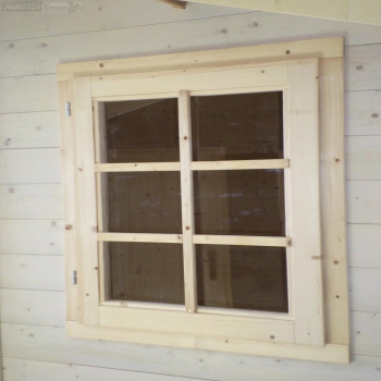 Casetta in Legno Cm. 250x250 ad incastro Mod. Viola Agritech Store