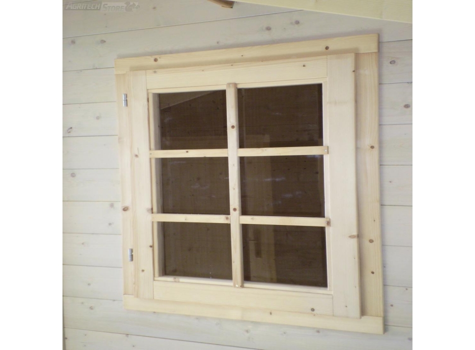 Casetta in Legno Cm. 250x250 ad incastro Mod. Viola Agritech Store