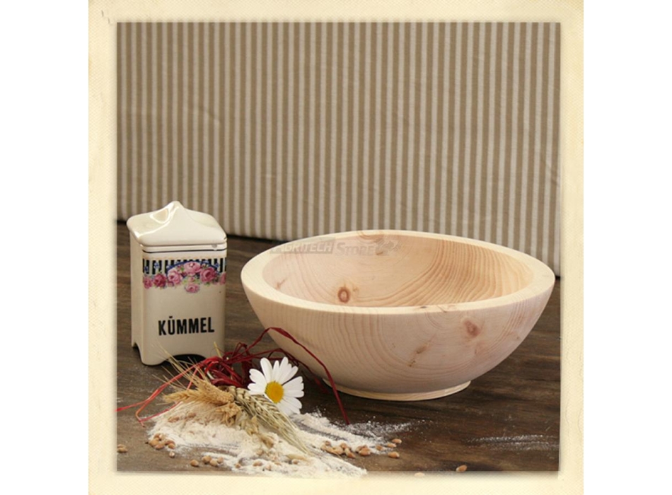 Ciotola in Legno di Cirmolo diametro 20 cm. Agritech Store