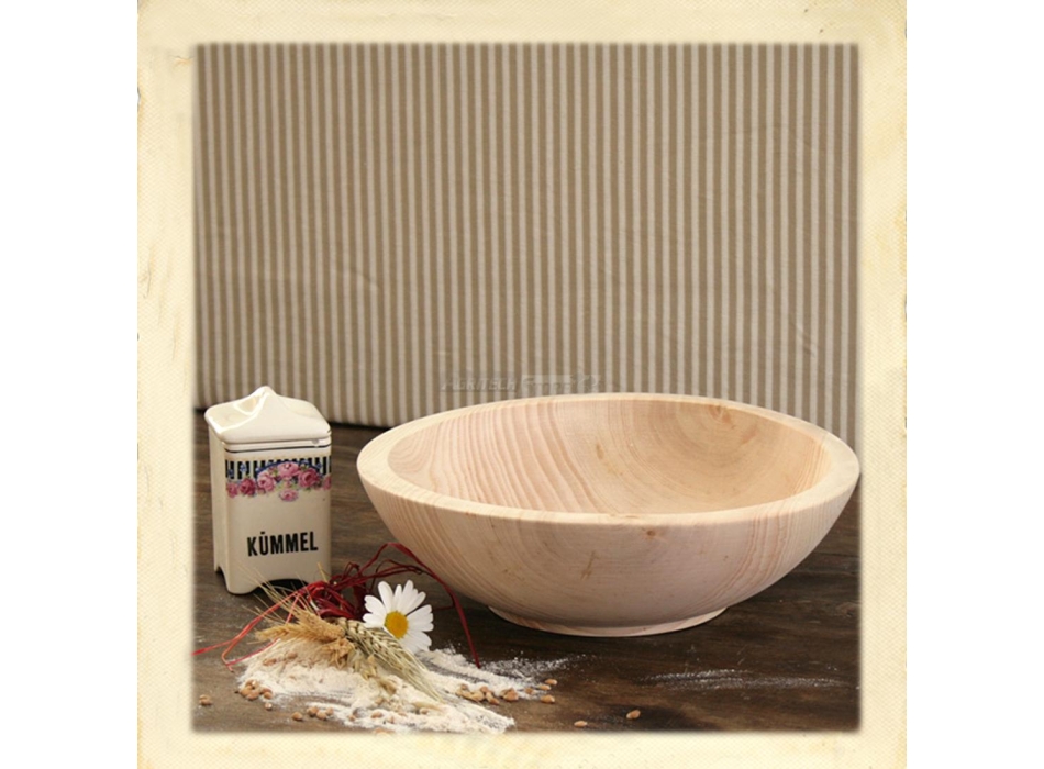 Ciotola in Legno di Cirmolo diametro 26 cm. Agritech Store