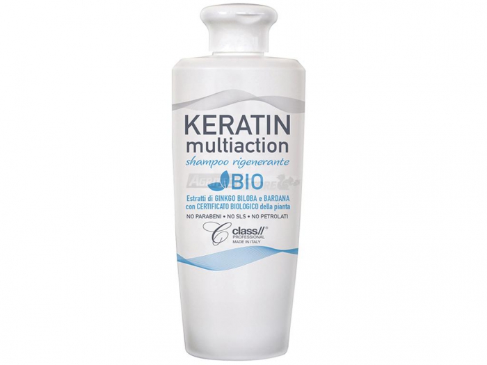 Class//Professional Keratin Multiaction - Shampoo Rigenerante 300ml Agritech Store