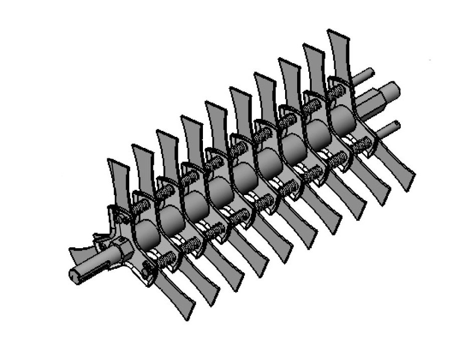Coltello mobile Temprato per Arieggiatore Agritech Store