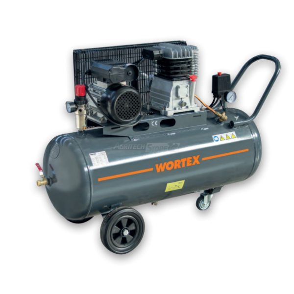 Compressore carrellato - LDM 100 3800 Wortex - 100 litri Agritech Store