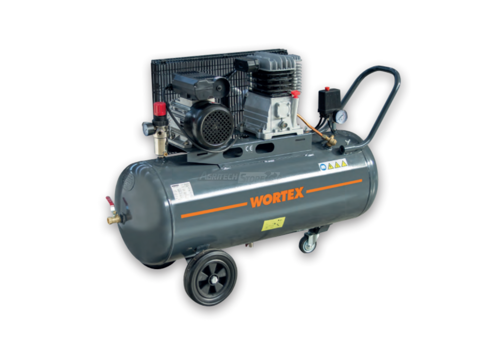 Compressore carrellato - LDM 100 3800 Wortex - 100 litri Agritech Store
