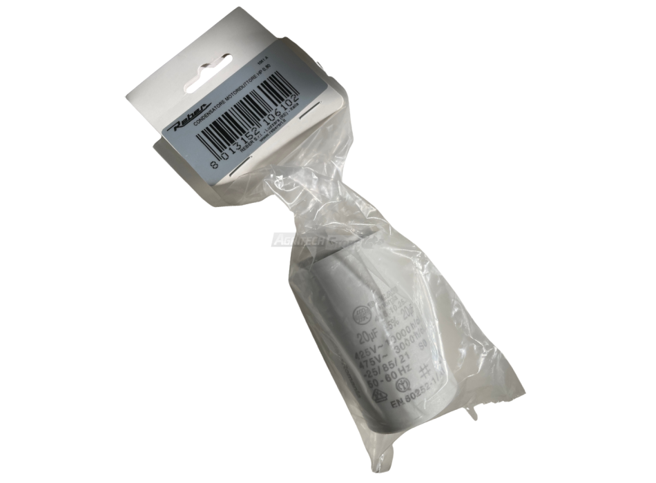 Condensatore per Motore HP 0,80 Agritech Store