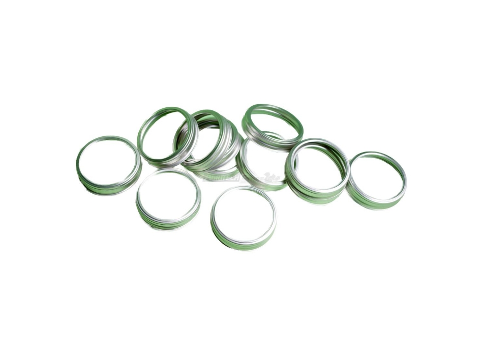 Confezione 12 Ghiere per vasi in vetro da sottovuoto Agritech Store