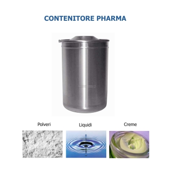 Contenitore acciaio Inox AISI 316 PHARMA Agritech Store