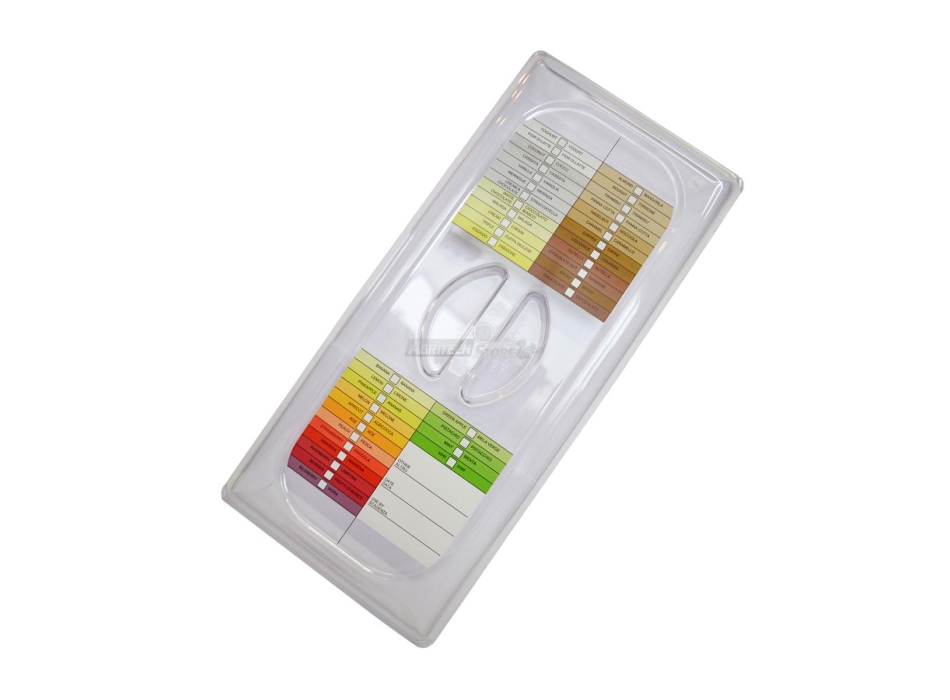 Coperchio policarbonato trasparente GECPC3616GU per bacinelle gelato Agritech Store