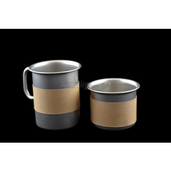 Coppa gelato "ice" in acciaio inox Ø75 mm h100 finitura sabbiata Agritech Store