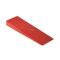 Cuneo abbattimento in plastica 300 mm rosso