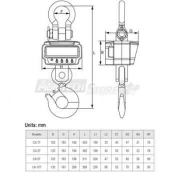 Dinamometro Elettronico Multifunzione CX Agritech Store