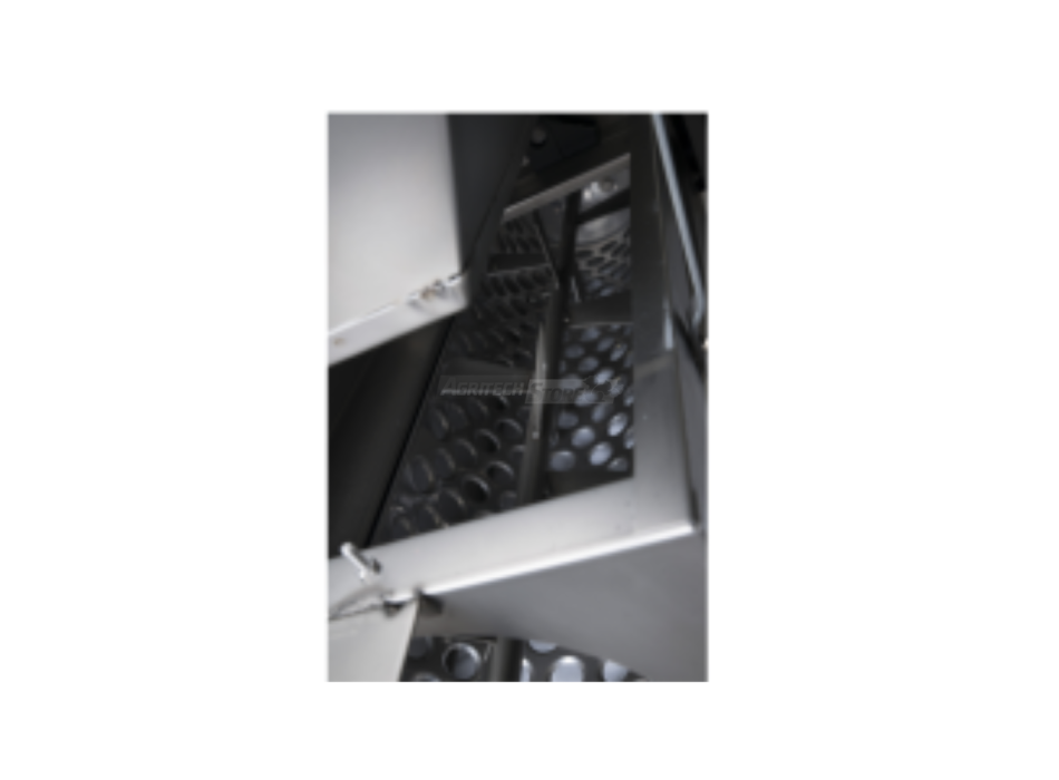 Diraspatrice elettrica con vasca - 2 versioni Agritech Store