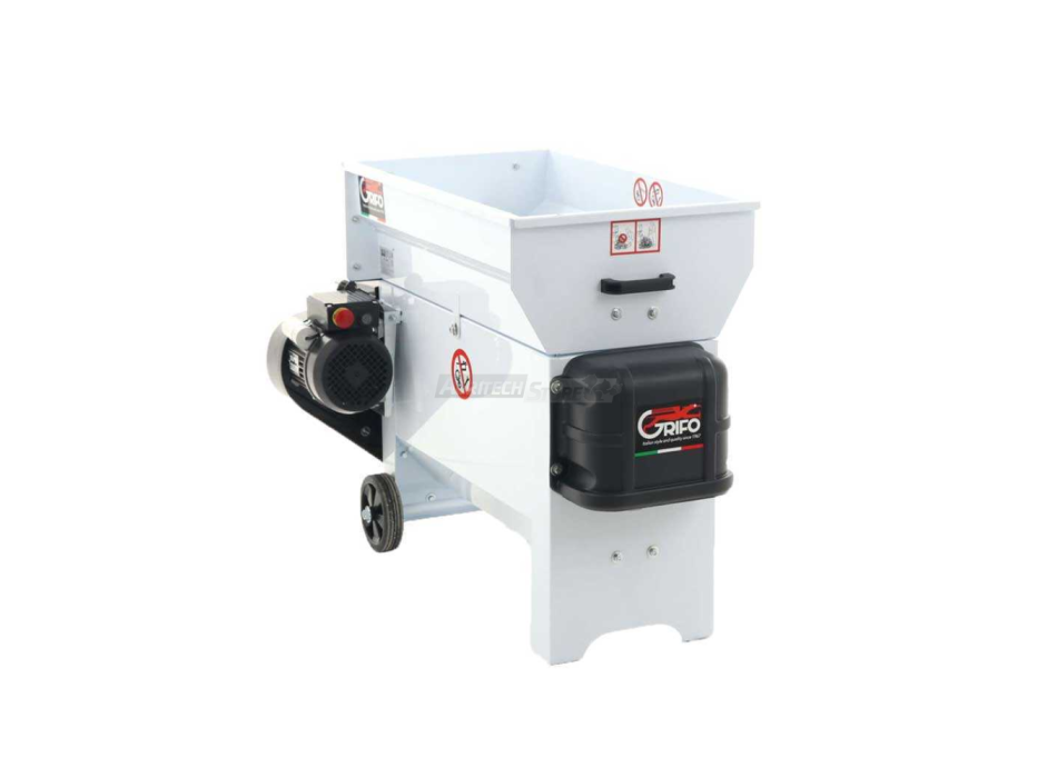 Diraspatrice elettrica con vasca - 2 versioni Agritech Store