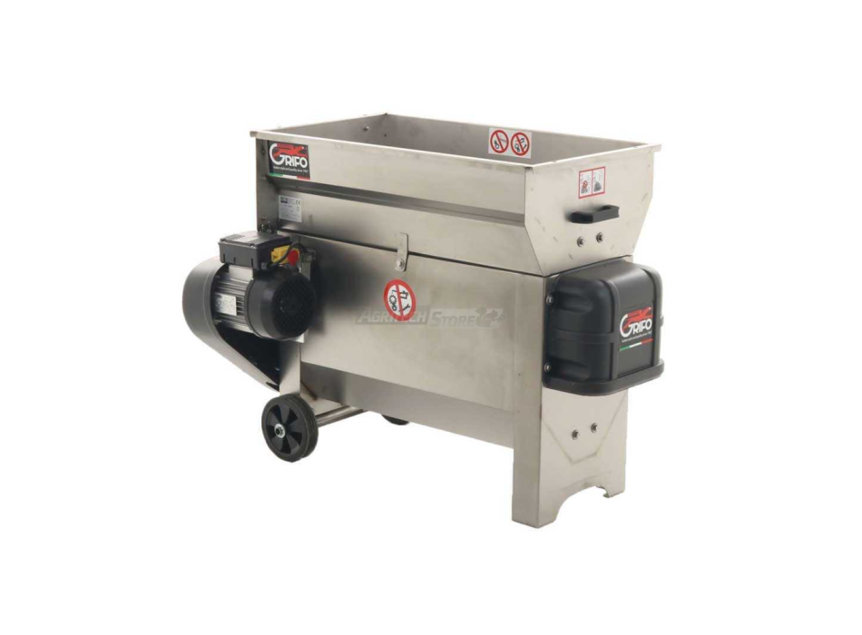 Diraspatrice elettrica con vasca - 2 versioni Agritech Store