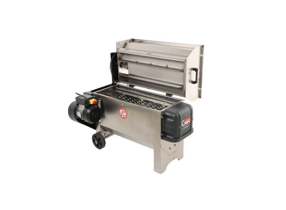 Diraspatrice elettrica con vasca - 2 versioni Agritech Store