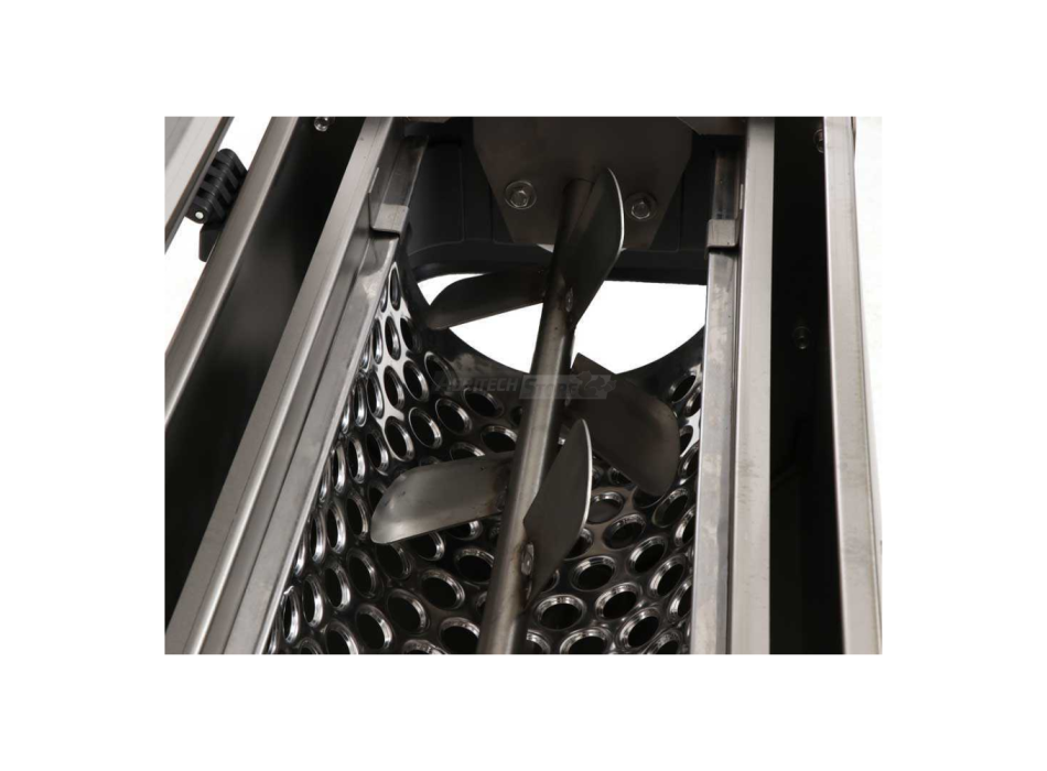 Diraspatrice elettrica con vasca - 2 versioni Agritech Store