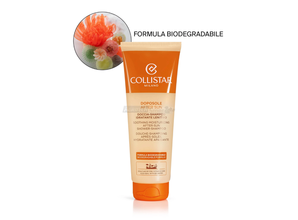 Doposole Collistar - Shampoo-Doccia idratante e lenitivo 250 ml Agritech Store