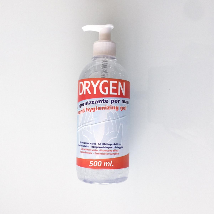 DRYGEN Gel Igienizzante per mani 500 ml. Agritech Store