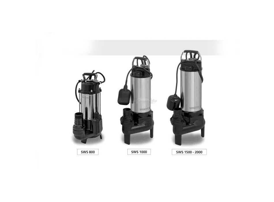 Elettropompe Sommerse per Acque cariche SWS Agritech Store