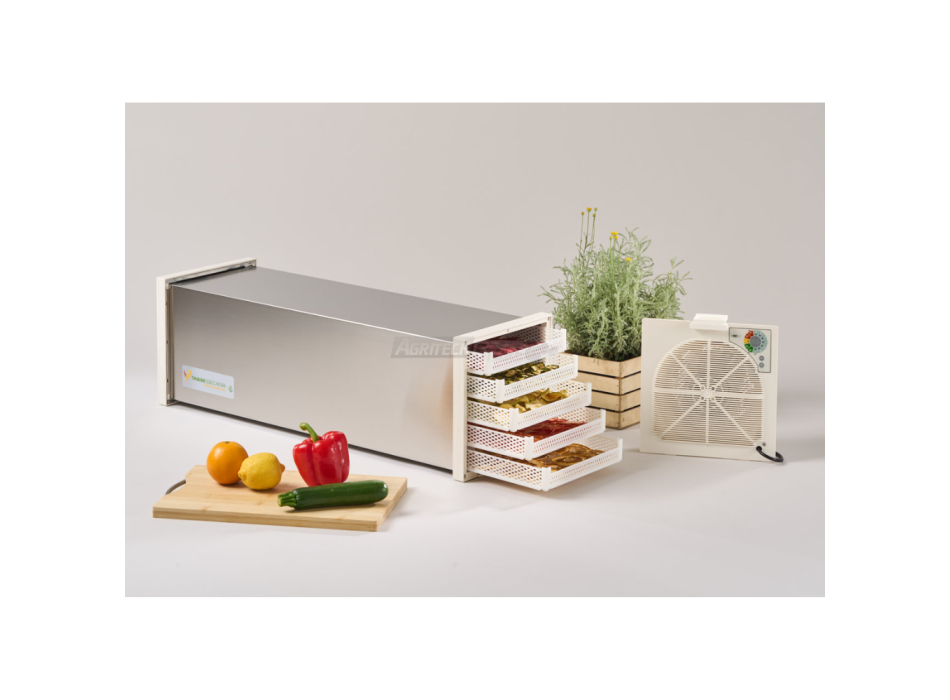 Essiccatore Domestico Biosec Silver B10-S in Acciaio Inox – 10 Cestelli Agritech Store