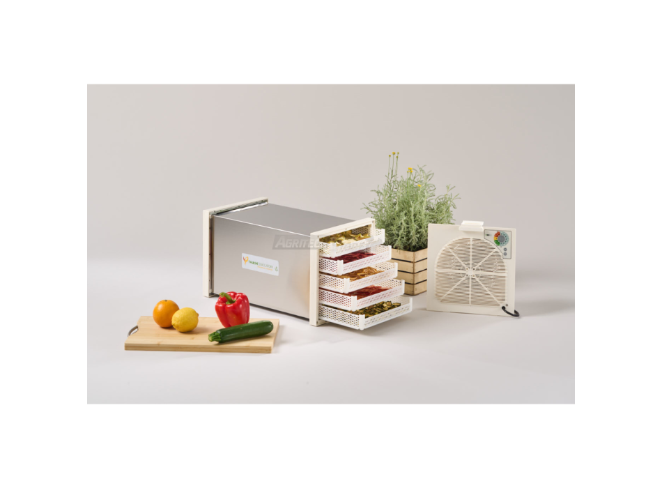 Essiccatore Domestico Biosec Silver B5-S in Acciaio Inox – 5 Cestelli Agritech Store