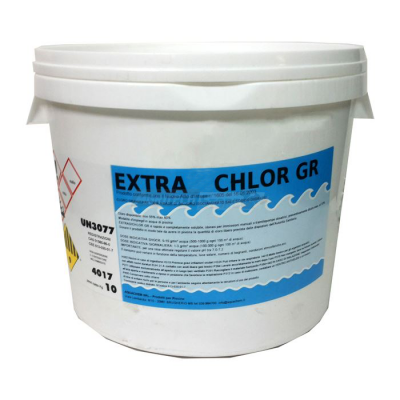 Extrachlor 55 gr, dicloro granulare 55/57% UN 3077 mat.pericoloso ambient NAS 9, III (E) 