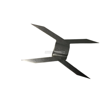 Fermapollo centrale Inox per Girarrosto "quadro 12 mm." Agritech Store