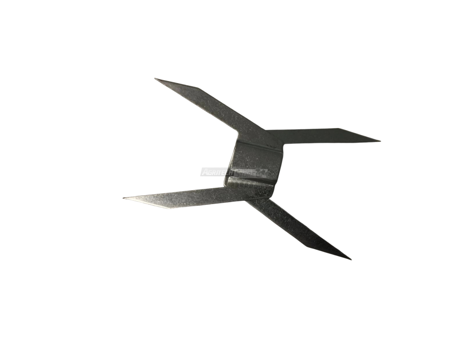 Fermapollo centrale Inox per Girarrosto "quadro 12 mm." Agritech Store