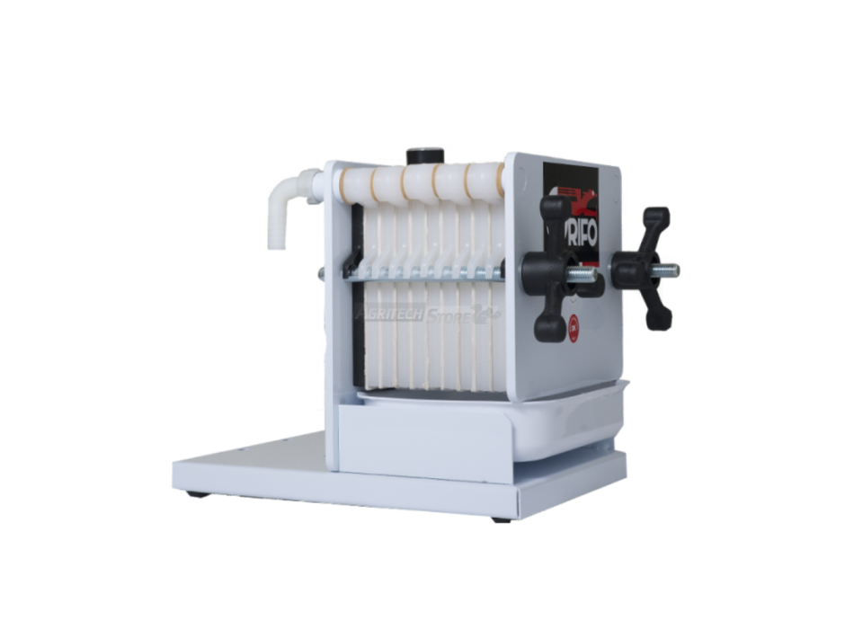 Filtro con pompa per vino a cartoni - Acciaio Inox  Agritech Store