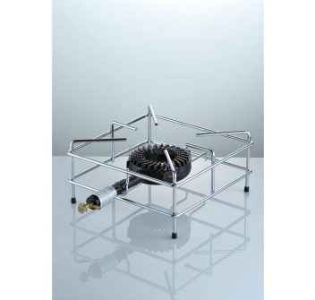 Fornellone a Gas in filo cromato Ø10 da esterno 8,8 Kw 1 fuoco con termocoppia Agritech Store