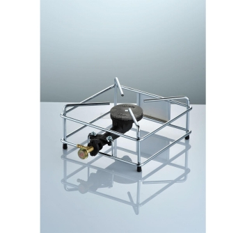 Fornellone a Gas in filo cromato Ø8 da esterno 2,5 Kw 1 fuoco Agritech Store