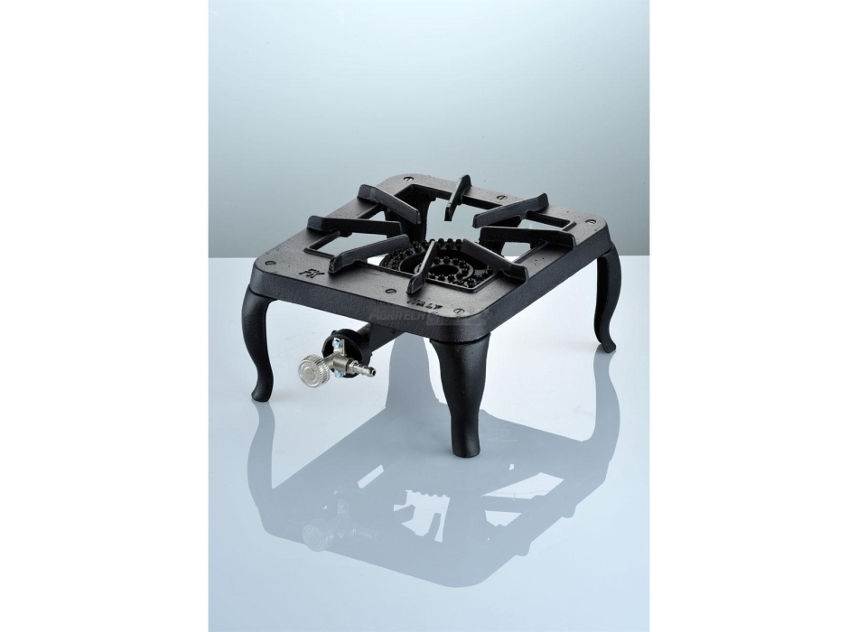 Fornellone in ghisa verniciato a Gas da esterno 4 Kw 1 fuoco Agritech Store